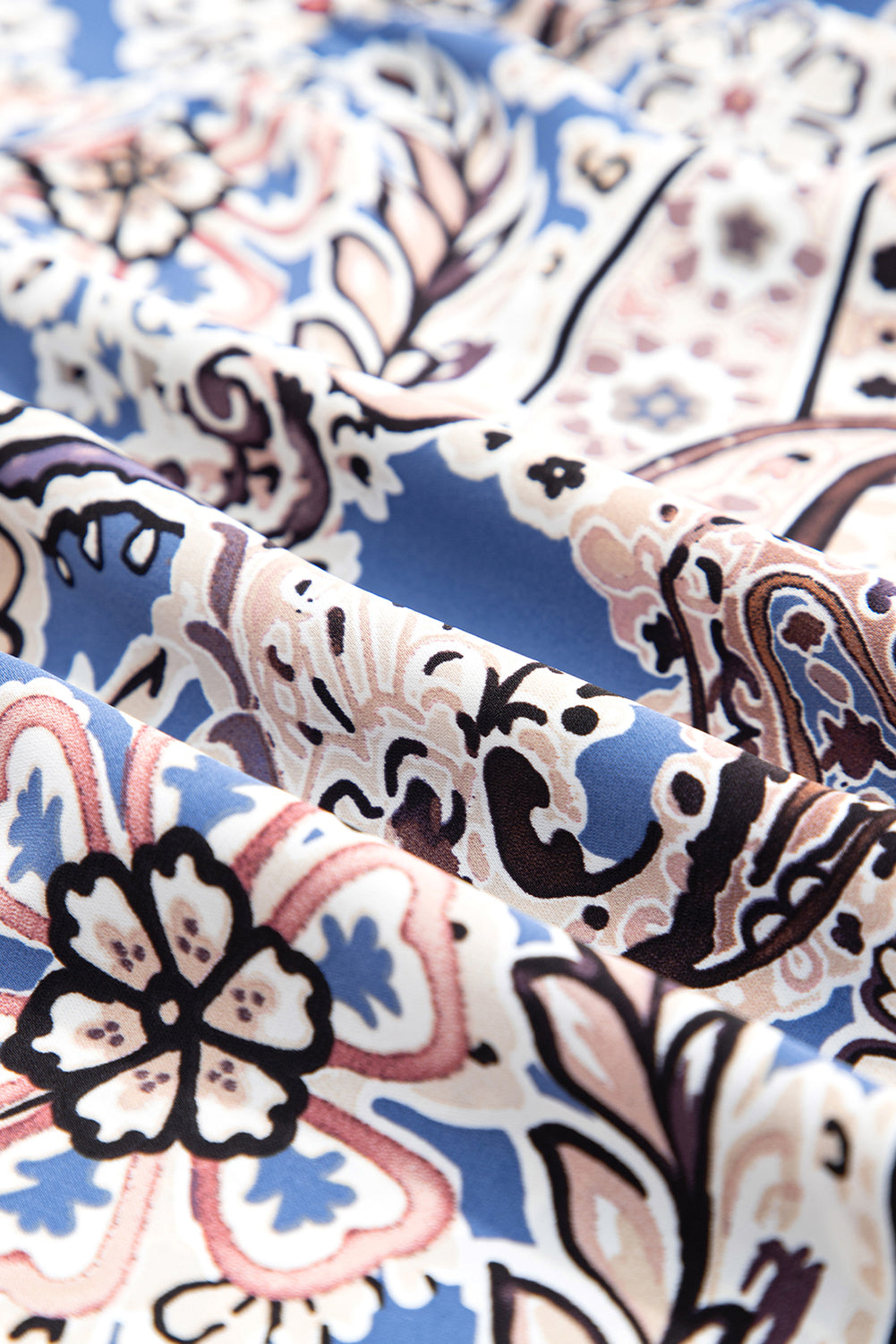 Grace in Greece Paisley Cut-Out Maxi Dress