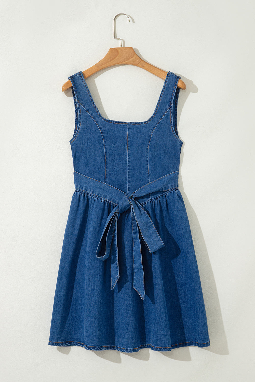 Backstage in Blue Denim Concert Dress