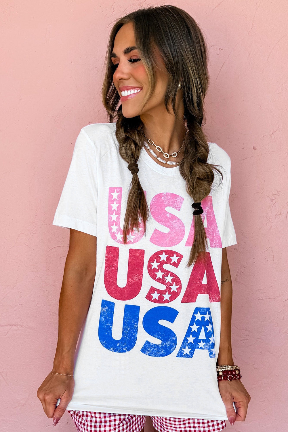 Faith & Fireworks USA Graphic Tee
