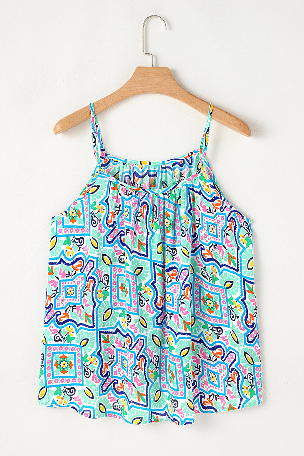The Mojave Mosaic Cami – White Multi