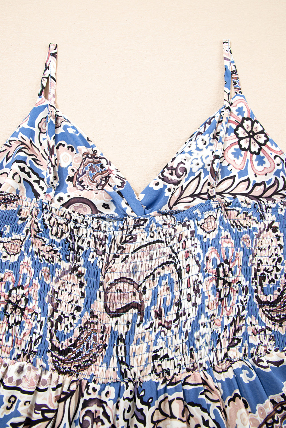 Grace in Greece Paisley Cut-Out Maxi Dress