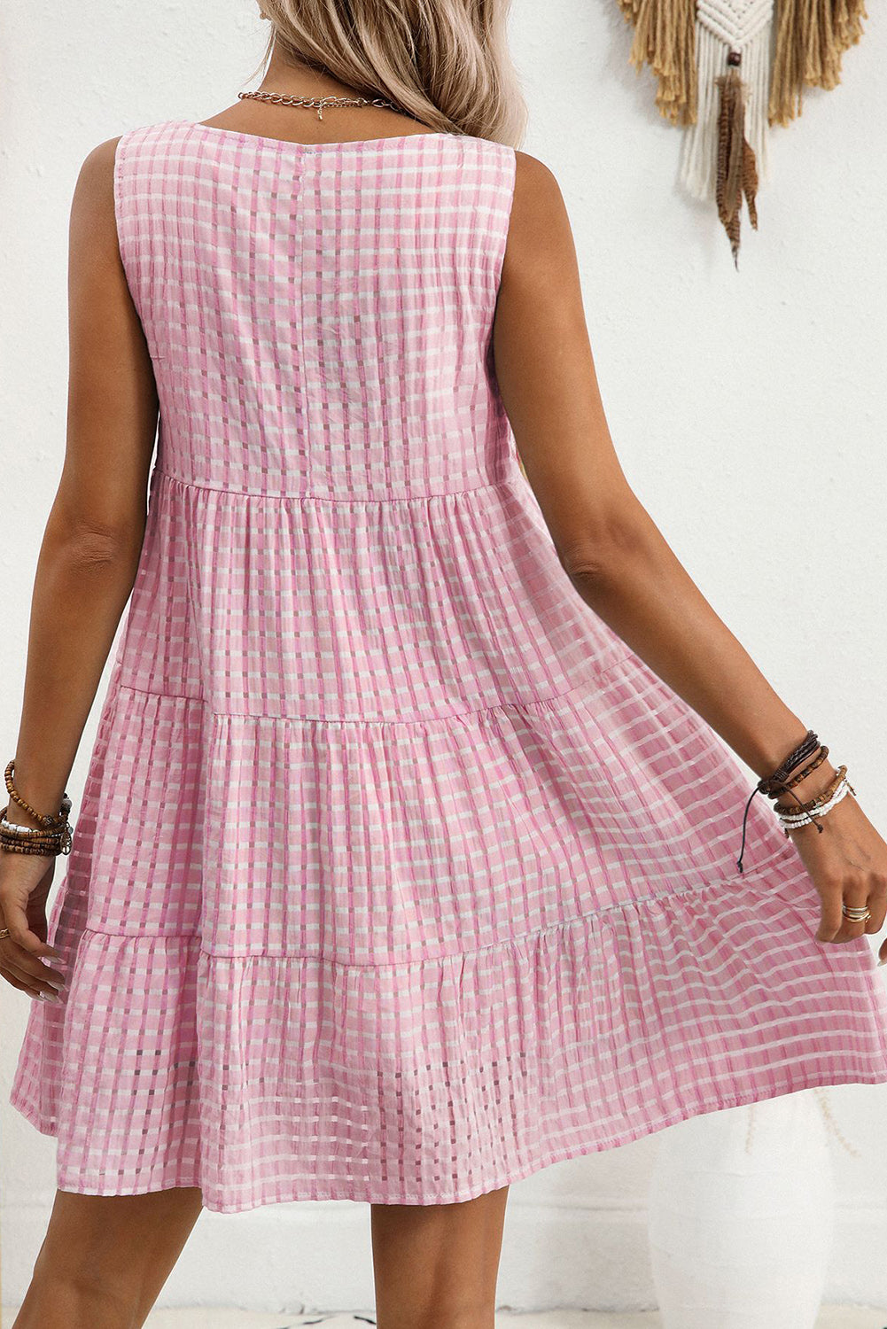 Lighthearted in Linen Textured Mini Dress