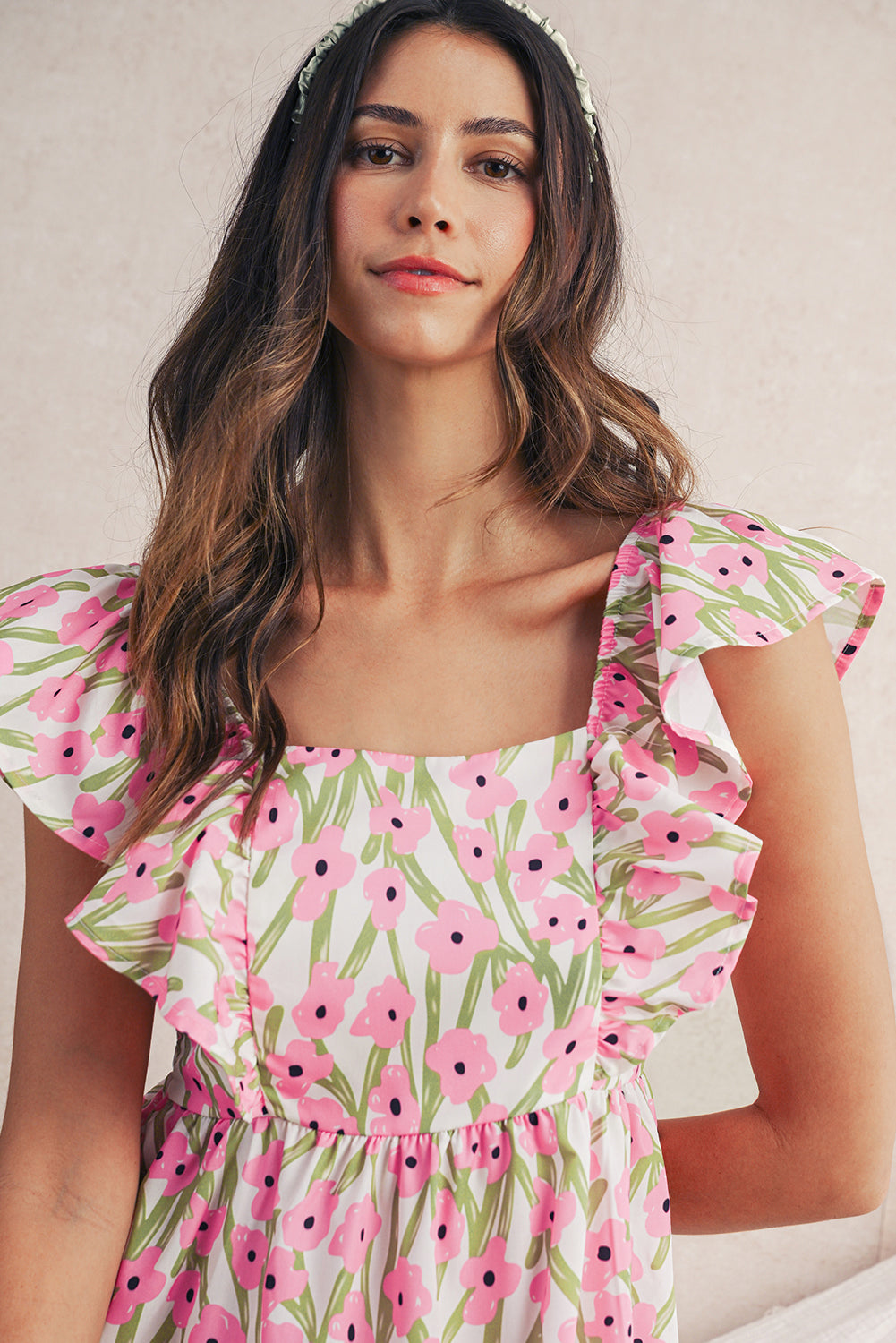 The Palmetto Petal Dress – Blue Bloom