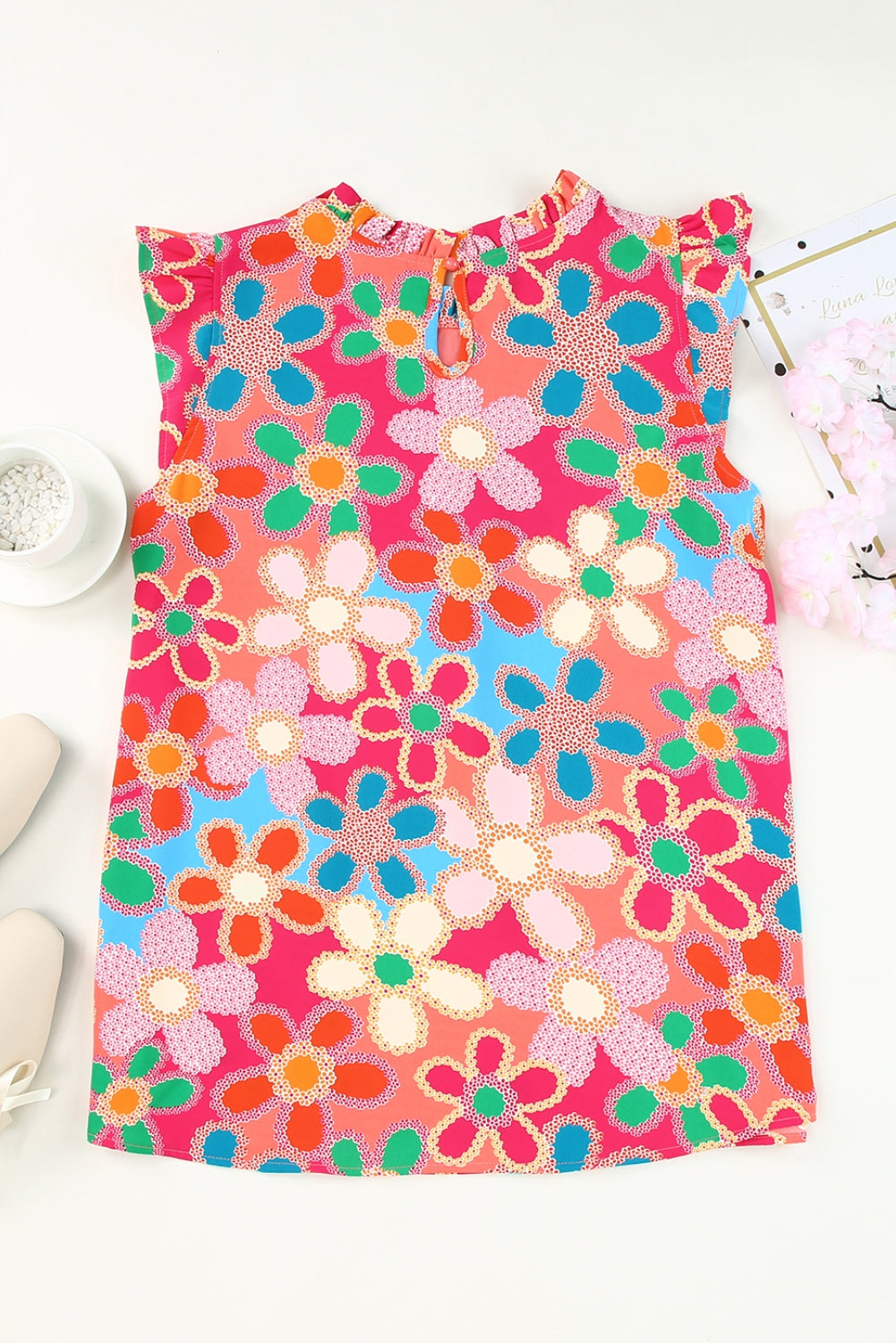 The Bloom Fiesta Blouse – Pink Floral