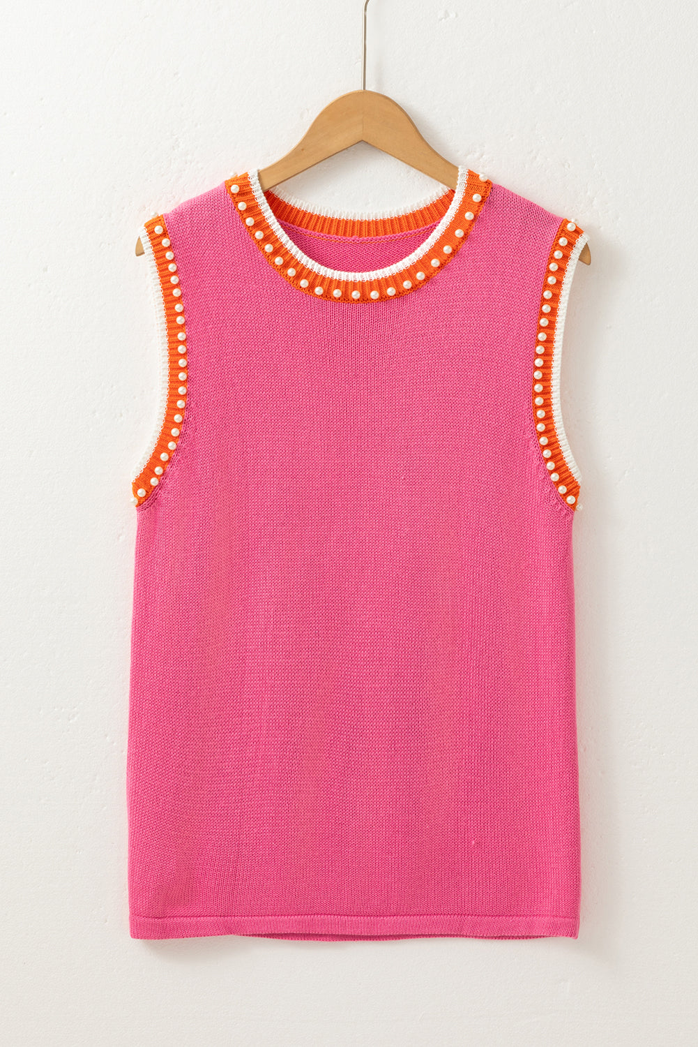 The Pink Pop Knit Tank – Bright Pink