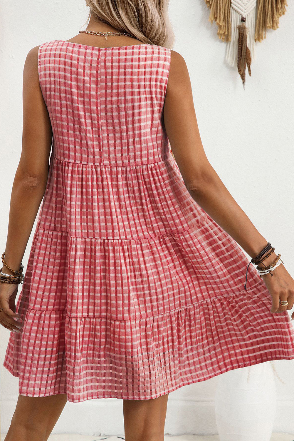 Lighthearted in Linen Textured Mini Dress
