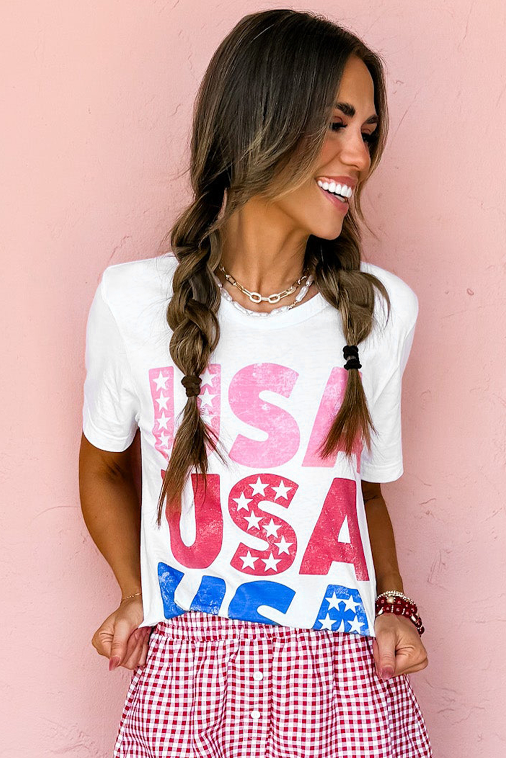 Faith & Fireworks USA Graphic Tee