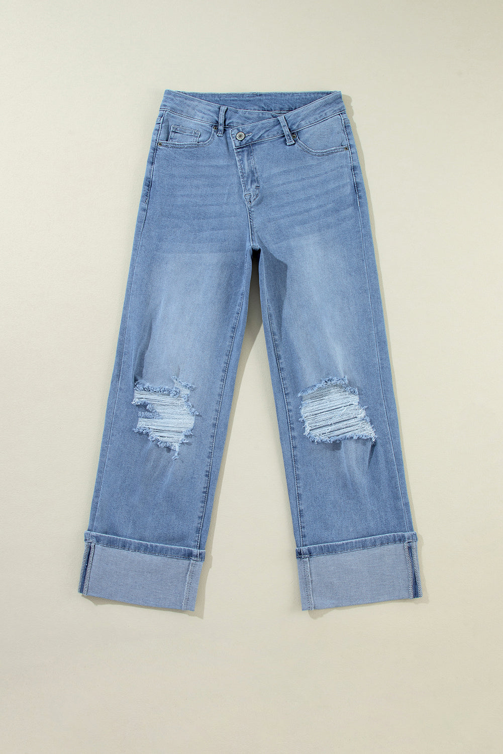 The Rebel Rise Denim – Dusk Blue Distressed