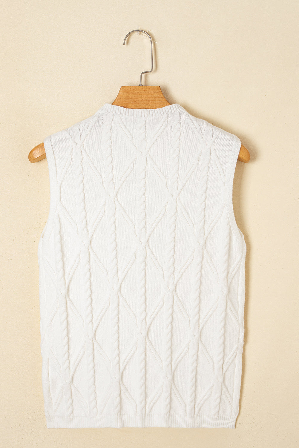 Pearls & Power Sleeveless Knit Vest