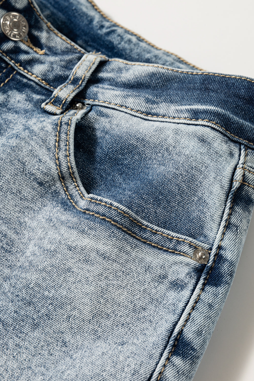Myosotis Muse Wide Cuff Vintage Denim