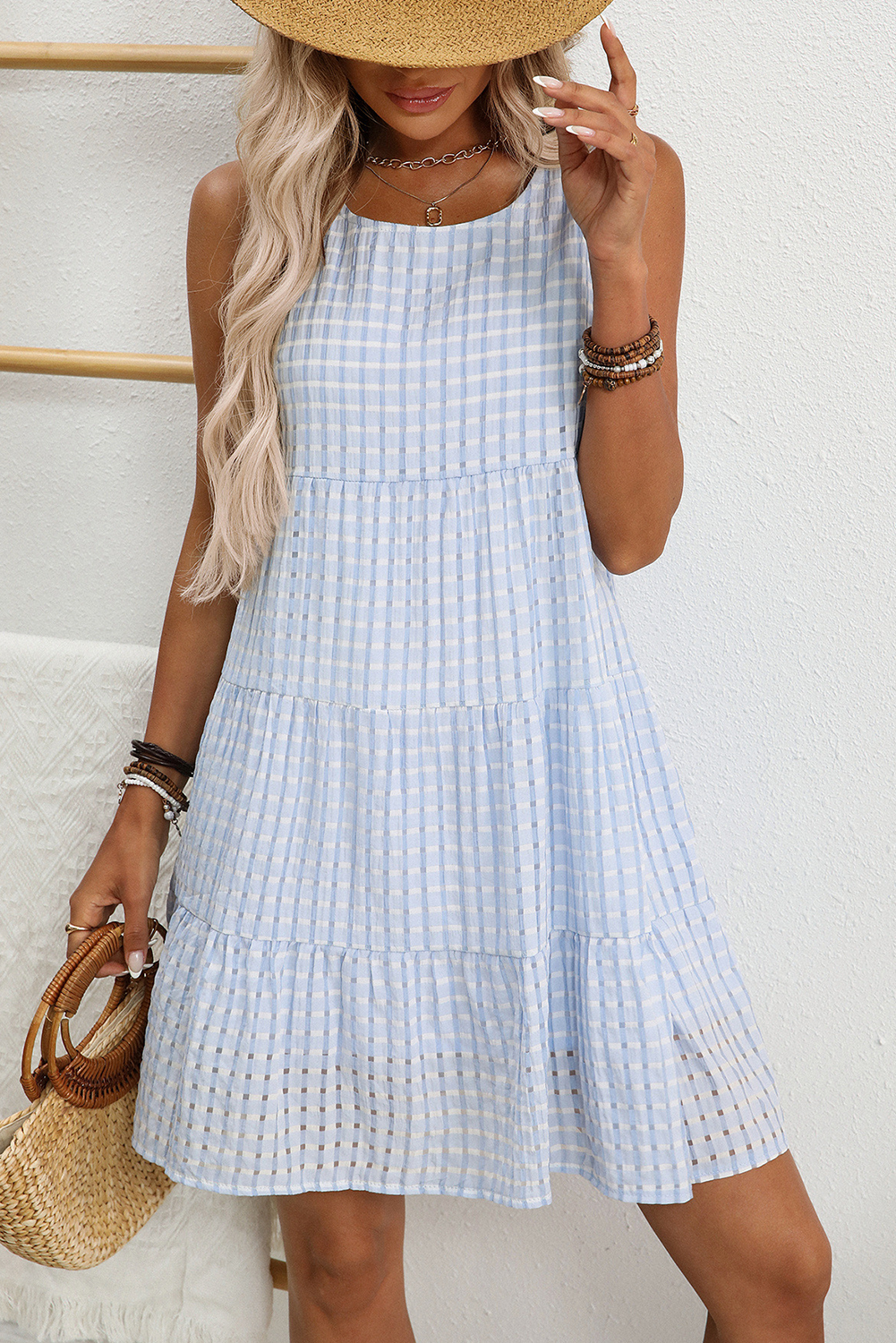 Lighthearted in Linen Textured Mini Dress