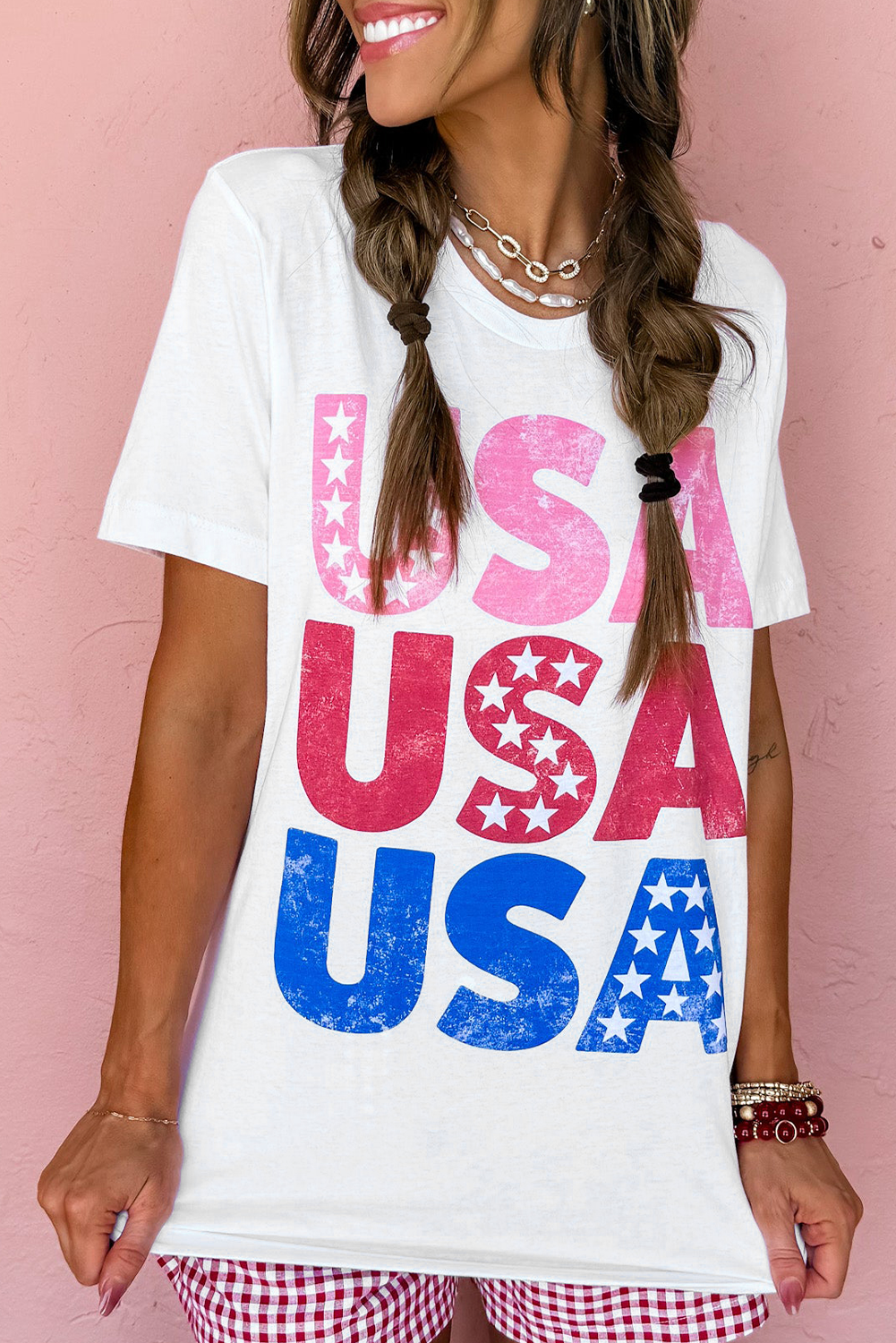 Faith & Fireworks USA Graphic Tee