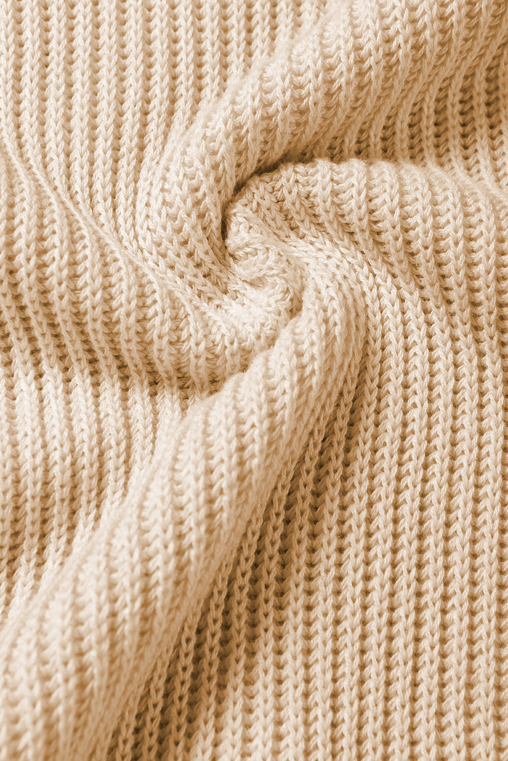 Coffee Shop Cozy Oversized Knit Slit Sweater