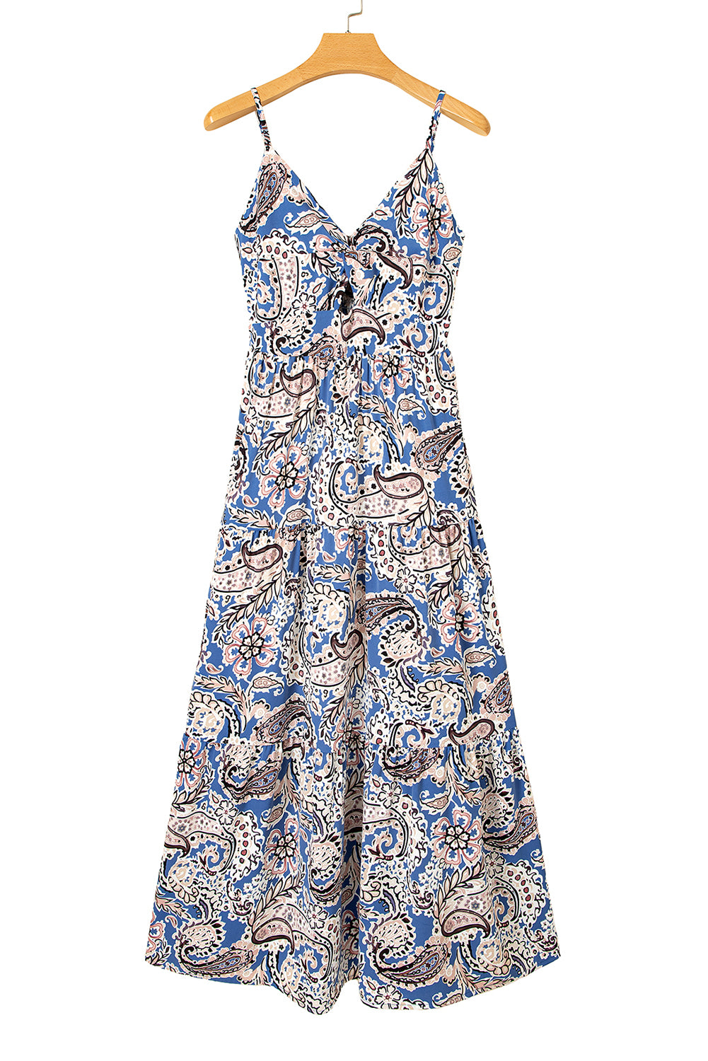 Grace in Greece Paisley Cut-Out Maxi Dress