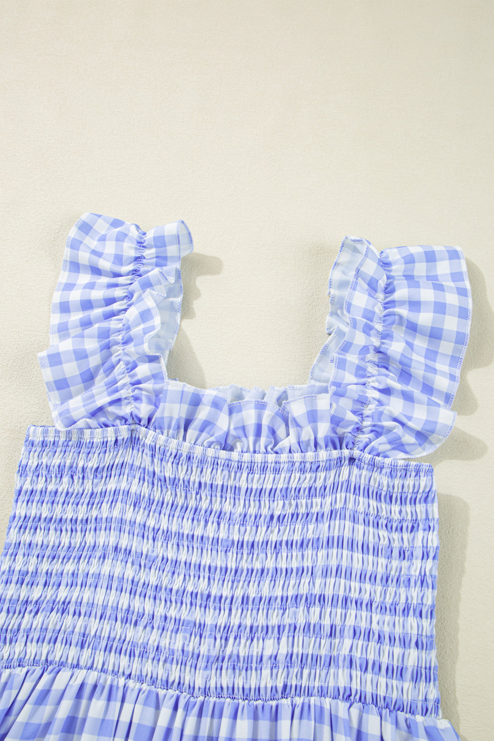 The Grace & Gingham Dress – Sky Blue