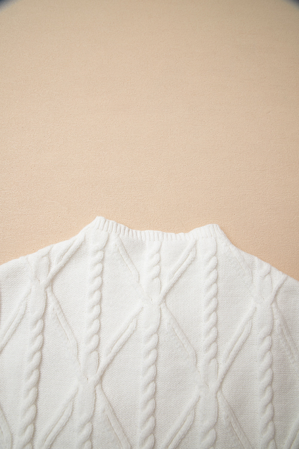 Pearls & Power Sleeveless Knit Vest