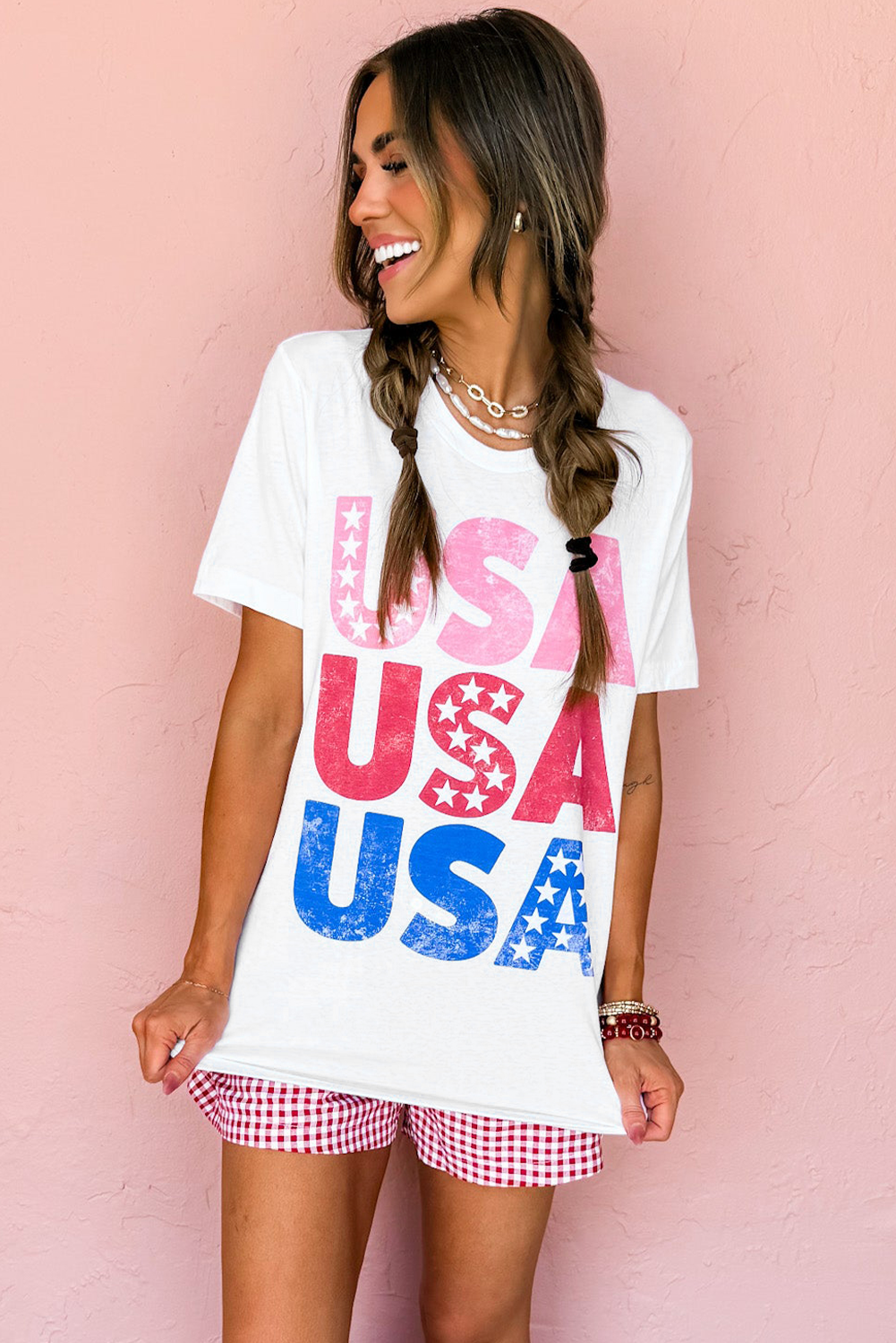 Faith & Fireworks USA Graphic Tee