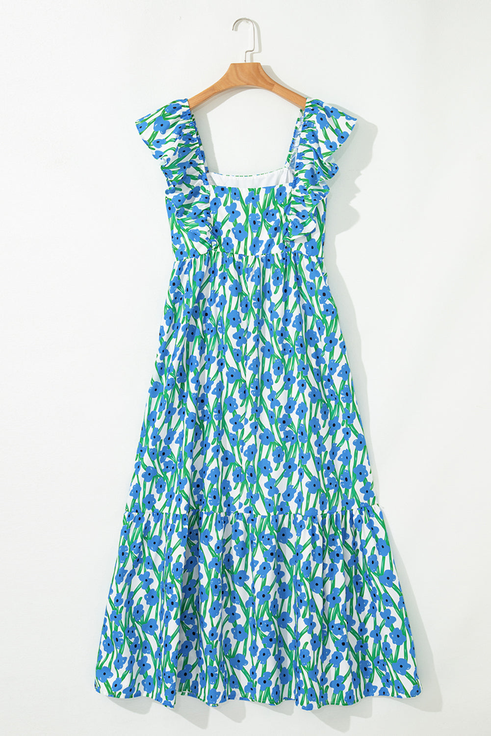 The Palmetto Petal Dress – Blue Bloom