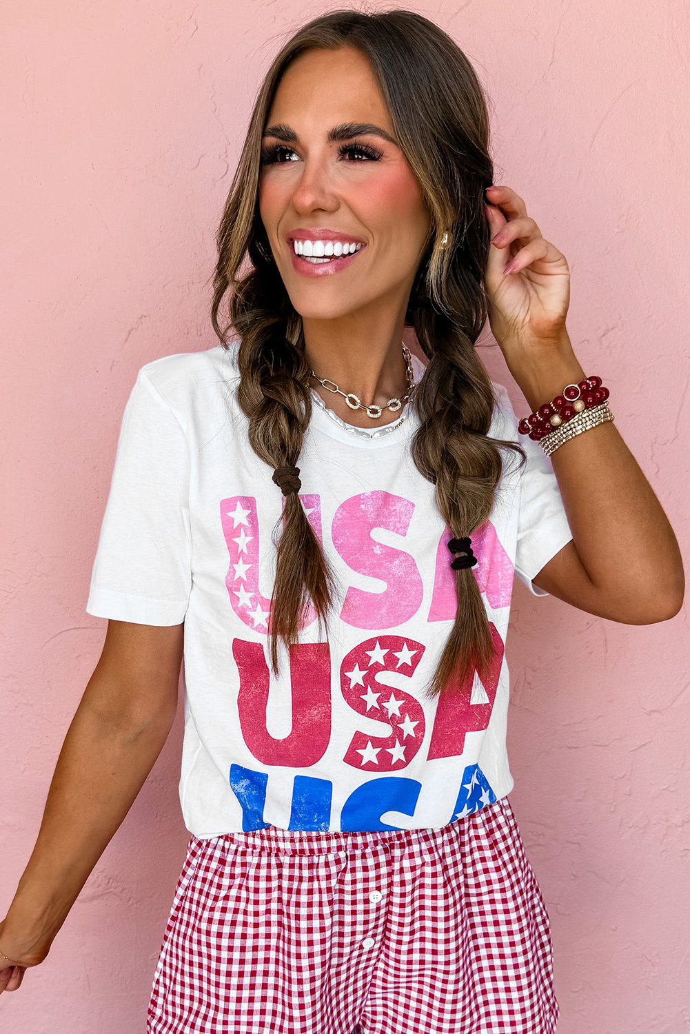 Faith & Fireworks USA Graphic Tee