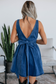 Backstage in Blue Denim Concert Dress