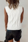 Pearls & Power Sleeveless Knit Vest