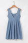 Backstage in Blue Denim Concert Dress