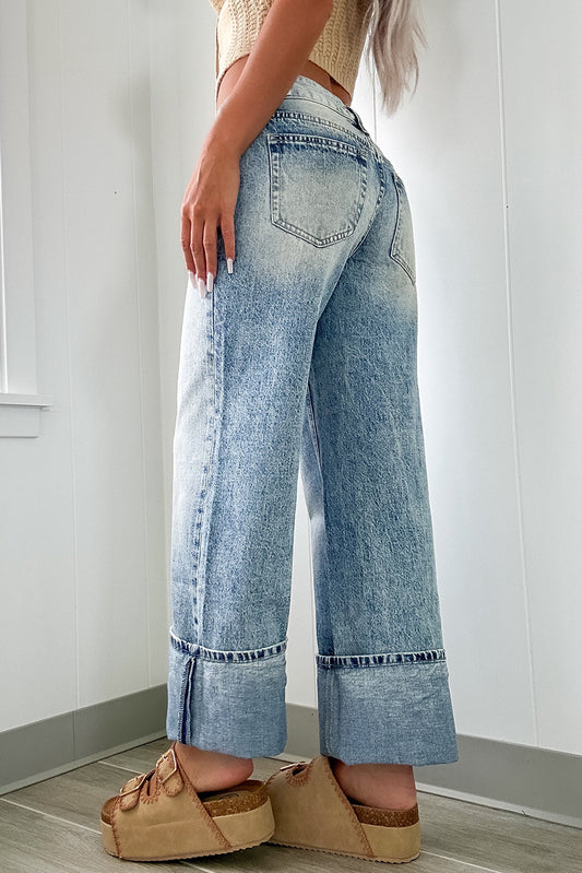 Myosotis Muse Wide Cuff Vintage Denim