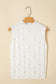 Pearls & Power Sleeveless Knit Vest