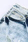 The Radiate Joy Denim Shorts – Sky Blue Splash
