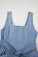 Backstage in Blue Denim Concert Dress