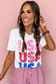 Faith & Fireworks USA Graphic Tee