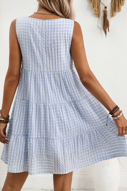Lighthearted in Linen Textured Mini Dress