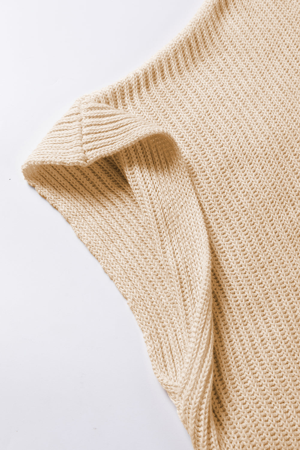Coffee Shop Cozy Oversized Knit Slit Sweater