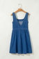 Backstage in Blue Denim Concert Dress